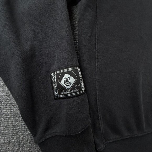 Nike Ambassadors Club Fleece Sweatshirt Sportswear Black Pullover Small Adult - Picture 3 of 14